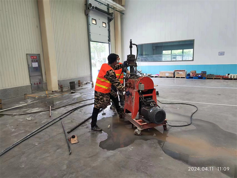 唐山厂房地面下沉塌陷注浆加固施工